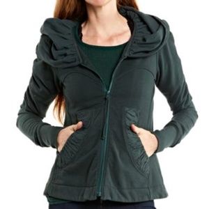 Prairie Underground Short Cloak Hoodie Billiard XS